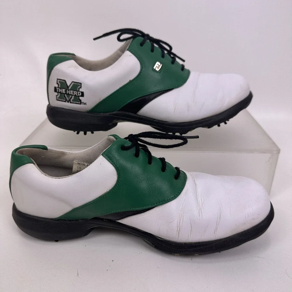 FootJoy DryJoys Women's Golf Shoes Size 8.5 Marshall University‎ NCAA Saddle